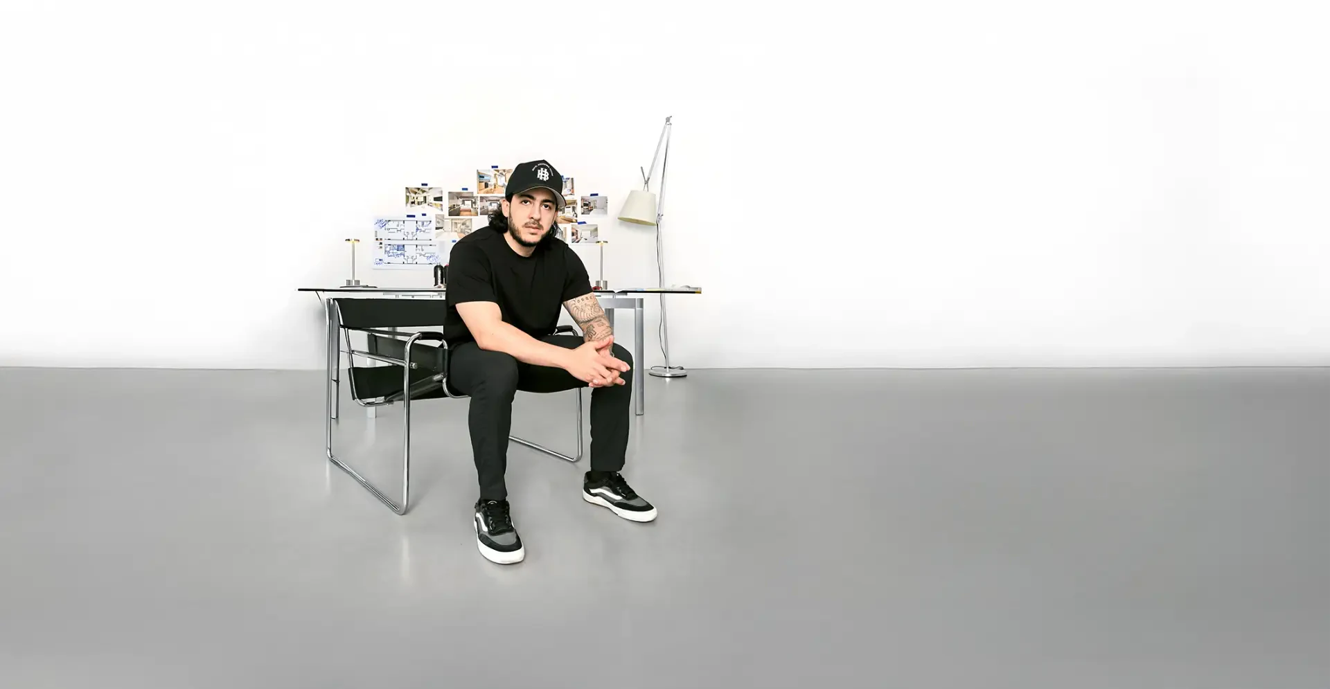 Alejo González in the Hotel Branding House studio
