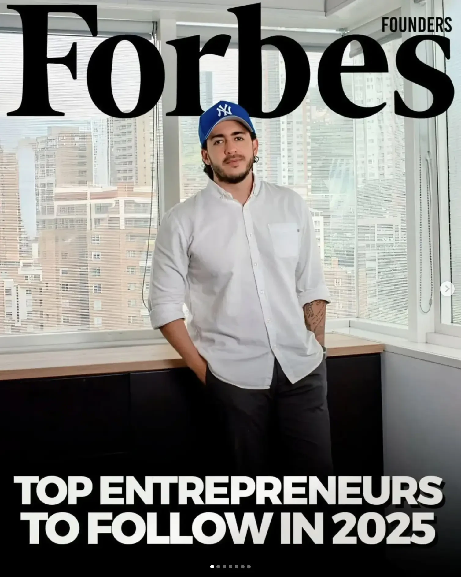 Alejo González in Forbes, Top Entrepreneurs to Follow in 2025