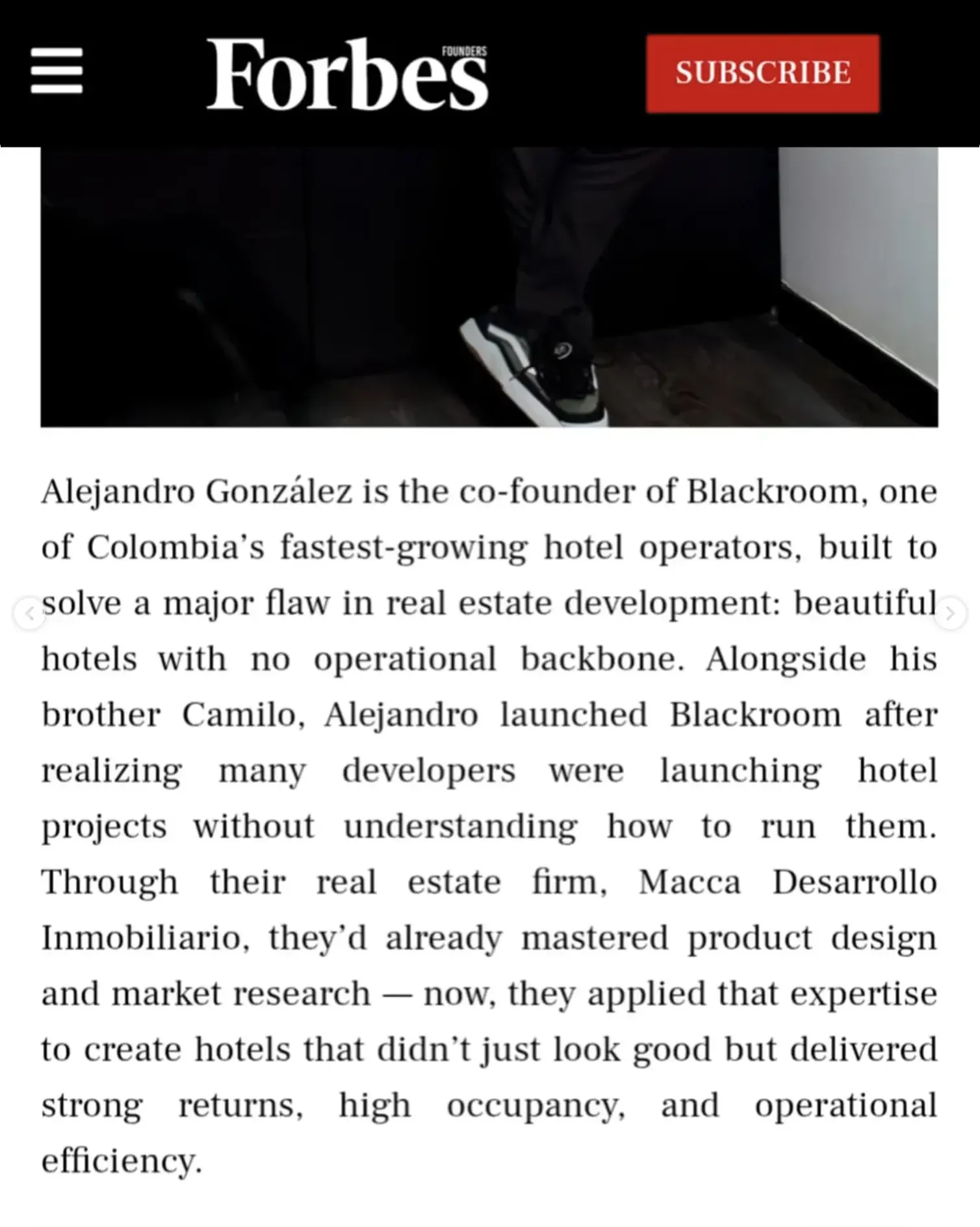 Alejo González in Forbes, Top Entrepreneurs to Follow in 2025